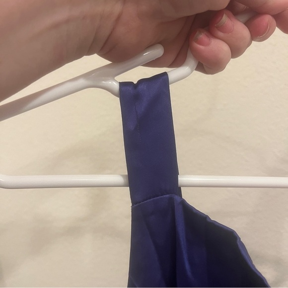 Vintage gem! Neiman Marcus purple/blue black pleated mini dress fits size small - Picture 12 of 15